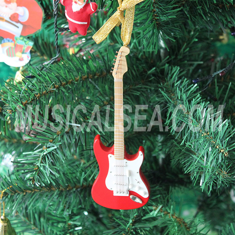 wooden christmas tree ornament